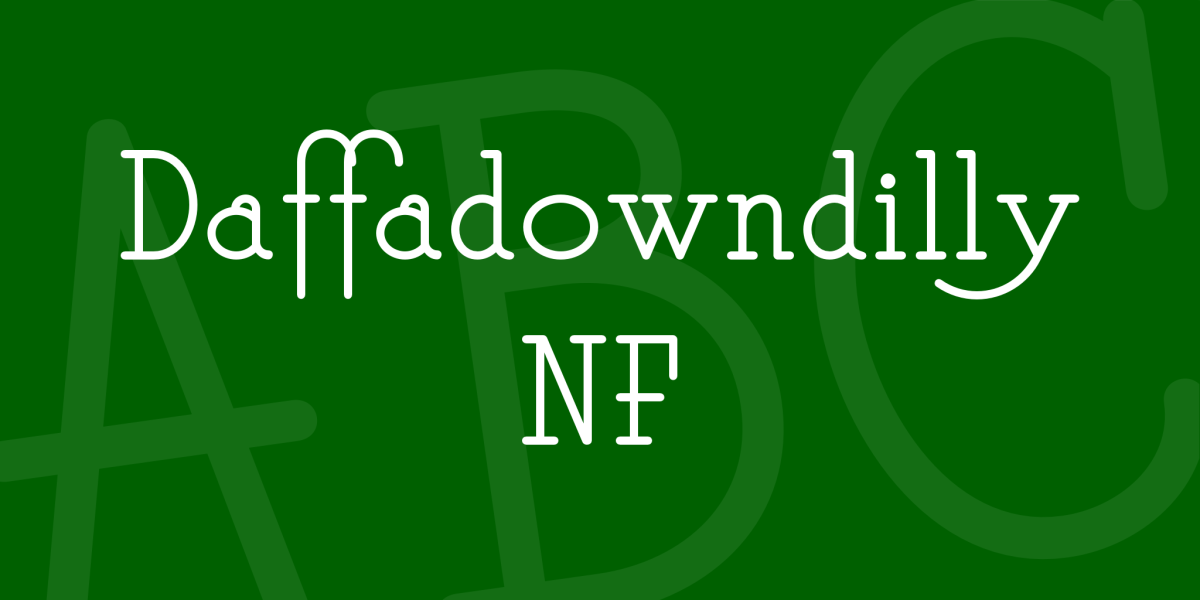 Text Daffa Daffadowndilly NF Font ยท 1001 Fonts