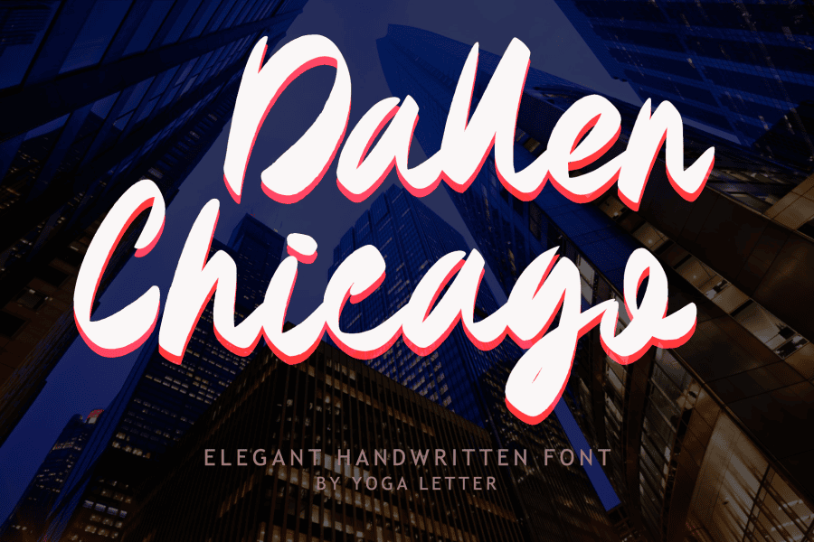 Dallen Chicago Font · 1001 Fonts