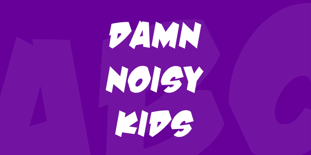 Damn Noisy Kids illustration 1
