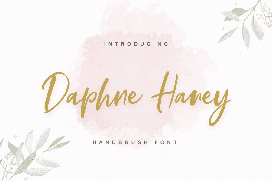 Daphne Haney Font · 1001 Fonts