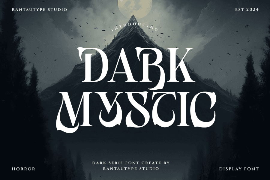 Dark Mystic Font · 1001 Fonts