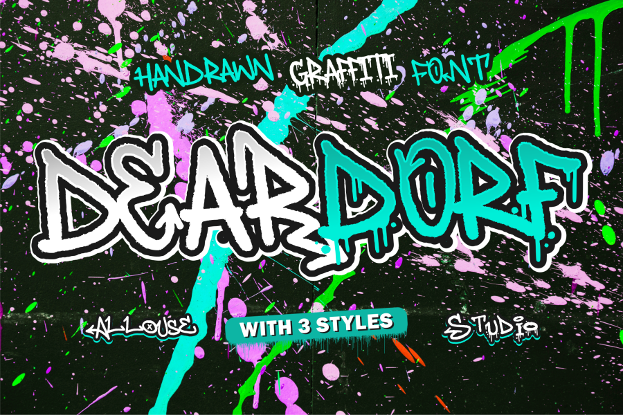 Typhography Text 4 Free Medium, Paintbrush, Stylish Fonts · 1001 Fonts