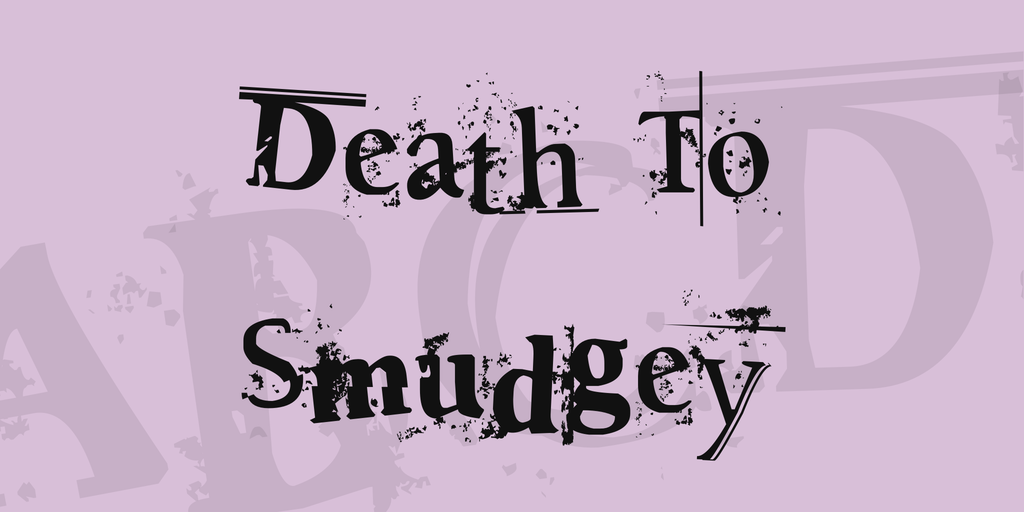 Death To Smudgey illustration 1
