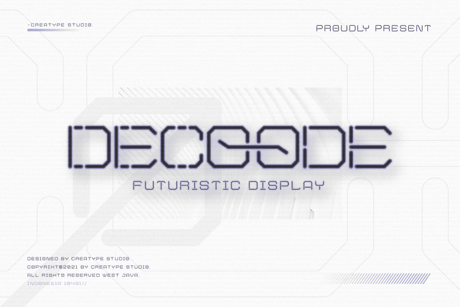 Decoode Font · 1001 Fonts