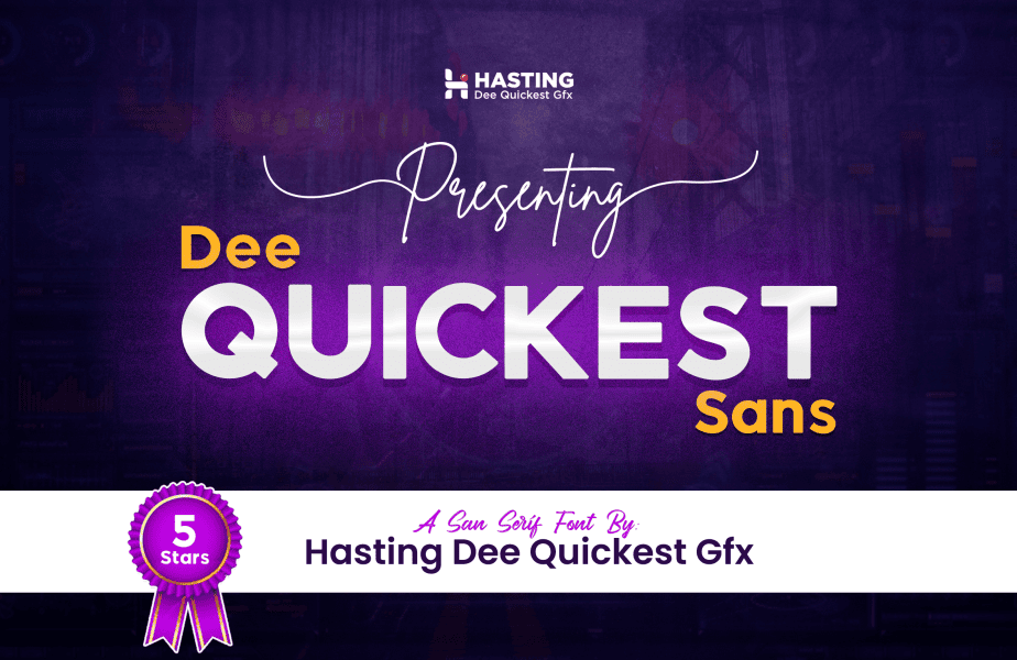 Dee Quickest Sans Font · 1001 Fonts