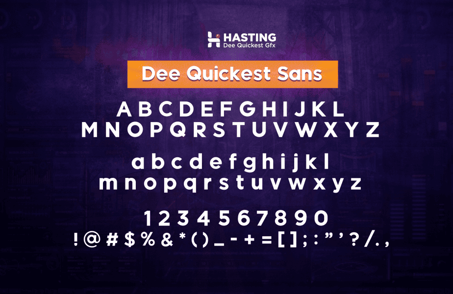 Dee Quickest Sans Font · 1001 Fonts