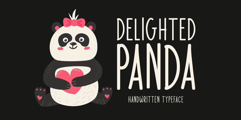 Delighted Panda illustration 2
