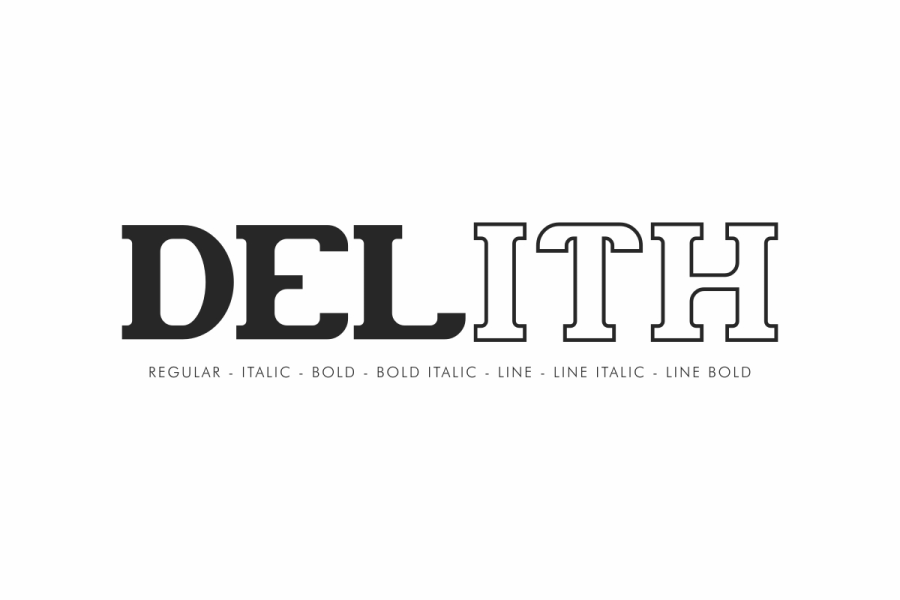 Delith Demo Font Family · 1001 Fonts