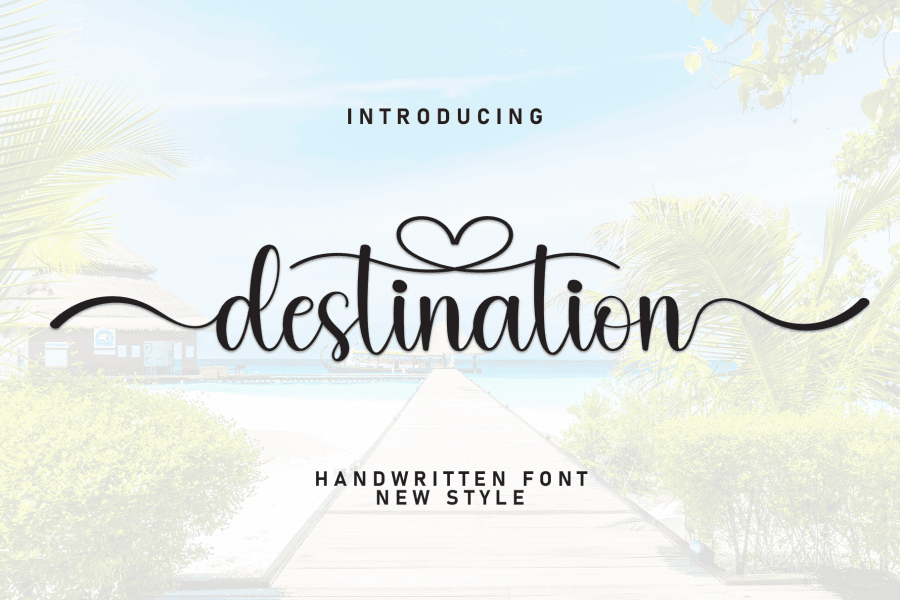 Destination Font ยท 1001 Fonts