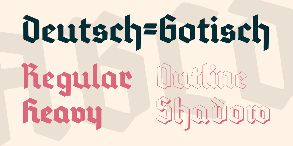 Deutsch-Gotisch illustration 1