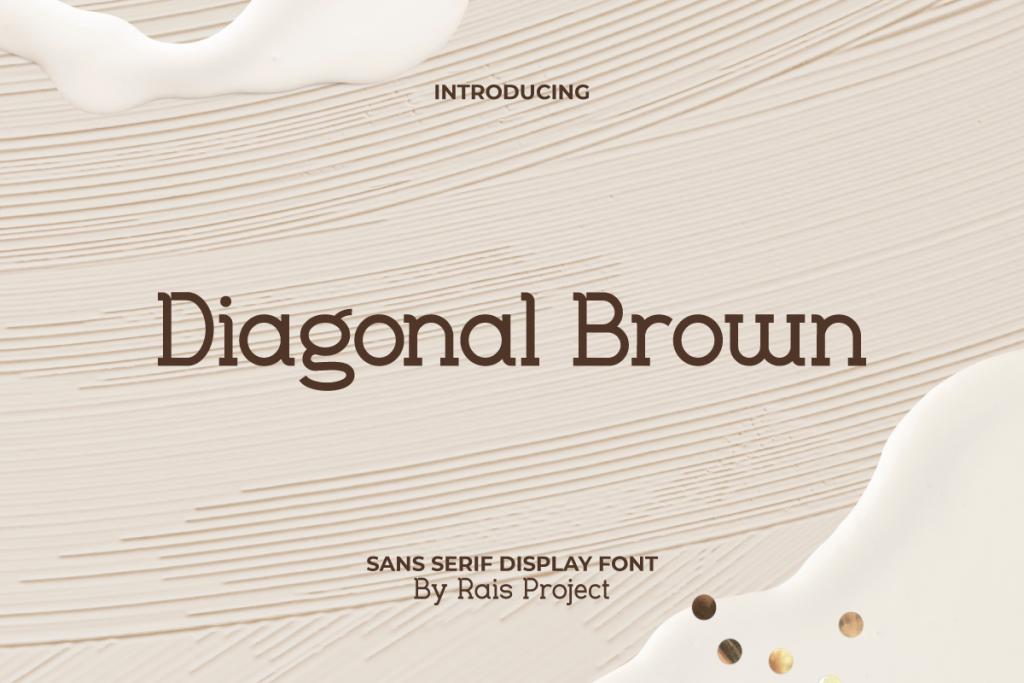 Diagonal Brown Demo illustration 2