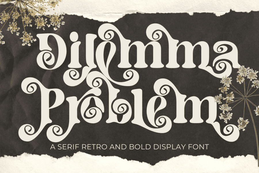 Dilemma Problem Demo Font · 1001 Fonts