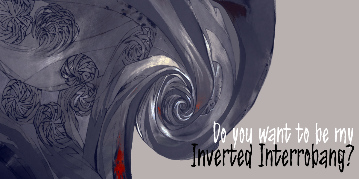 My Inverted Do you want to be my Inverted Interrobang? Font · 1001 Fonts