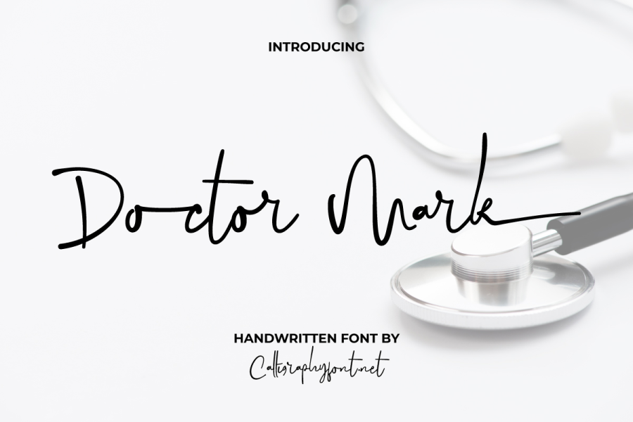 Doctor Mark Demo Font · 1001 Fonts