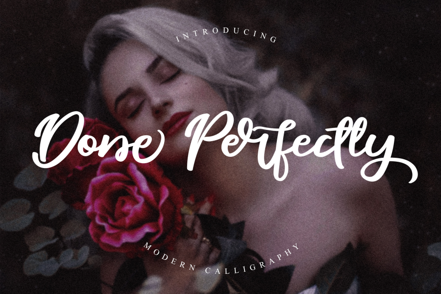 Done Perfectly FREE Font · 1001 Fonts