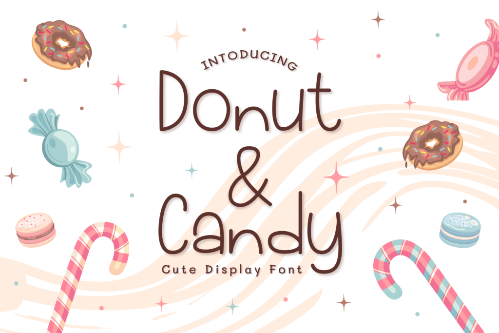 Donut & Candy illustration 2