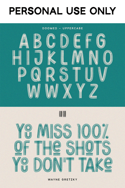 Doomed Free Font · 1001 Fonts