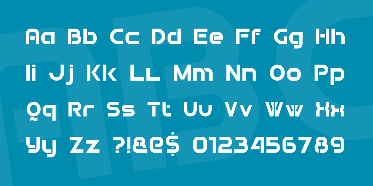 Double Force 7 Font · 1001 Fonts