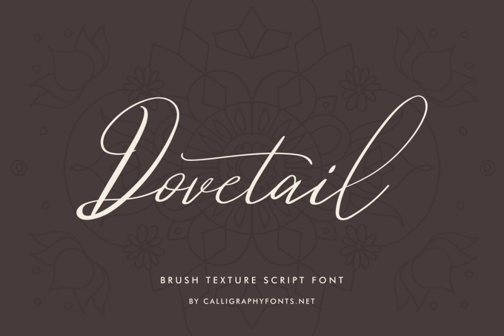 Dovetail Demo Font · 1001 Fonts