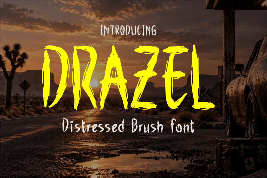 Drazel Font · 1001 Fonts