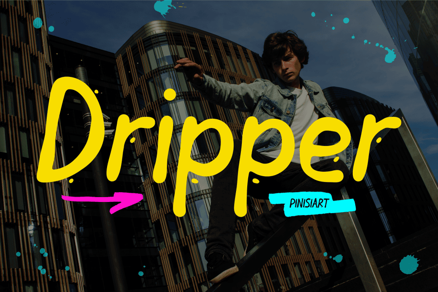 Dripper Font · 1001 Fonts