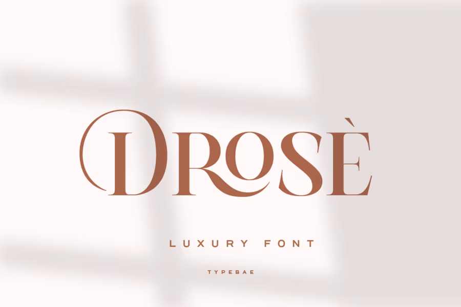 Drose by Typebae — Free Font Download | NoBadFonts