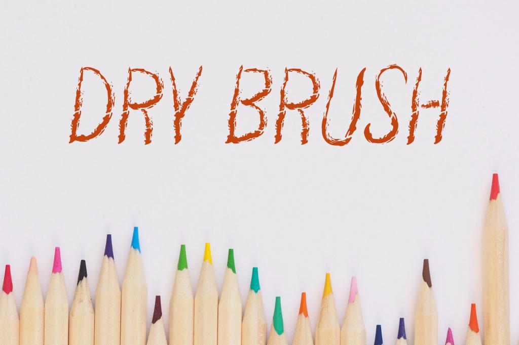 Dry Brush illustration 1