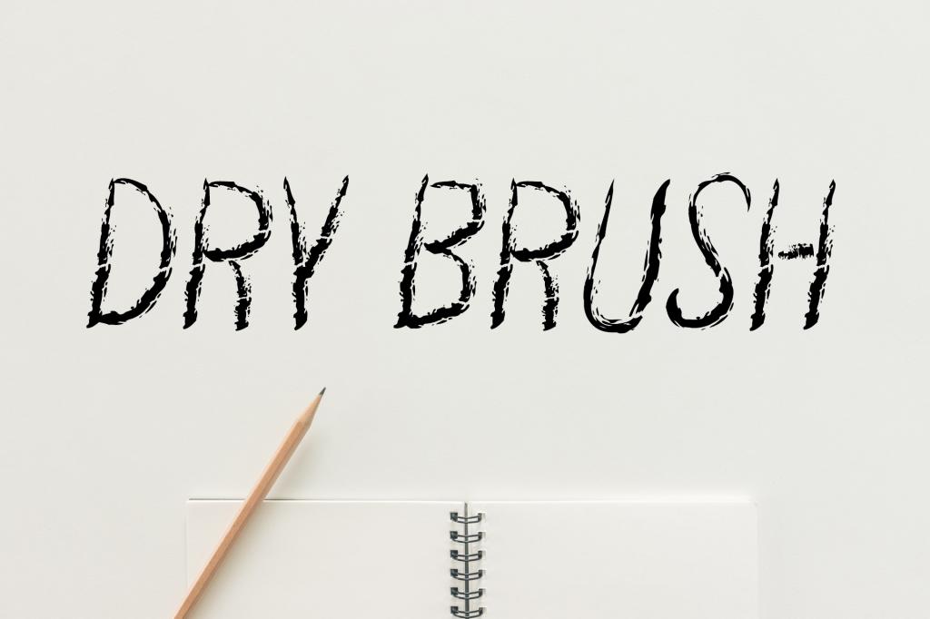 Dry Brush illustration 2