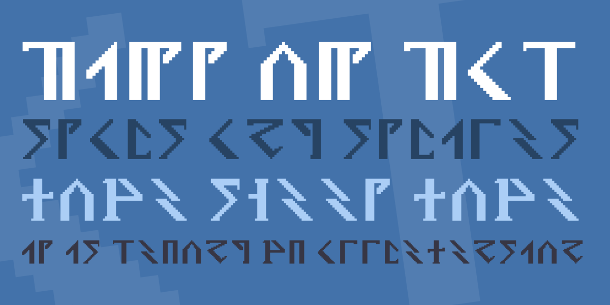 DWARF ALPHABET DND5.0 Font · 1001 Fonts