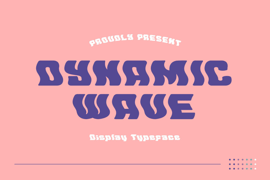 Dynamic Font Style Dynamic Wave Font · 1001 Fonts