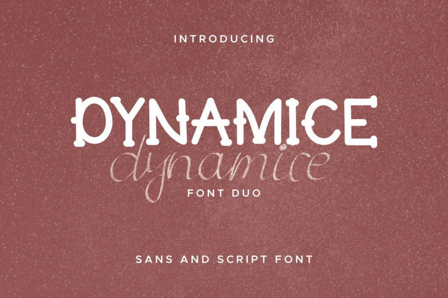 Dynamice Demo Font Family · 1001 Fonts