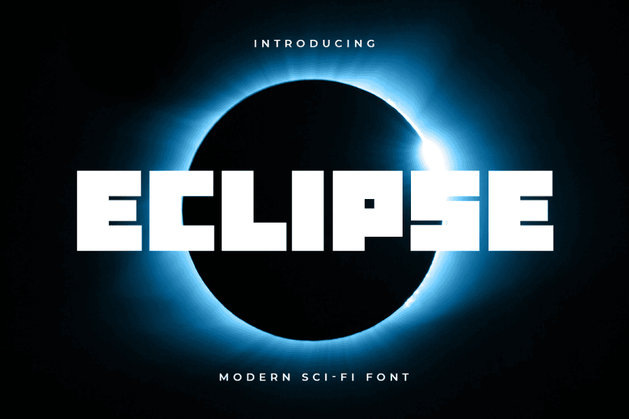 Eclipse v2 Font · 1001 Fonts