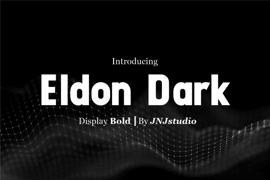 Eldon Dark Font · 1001 Fonts
