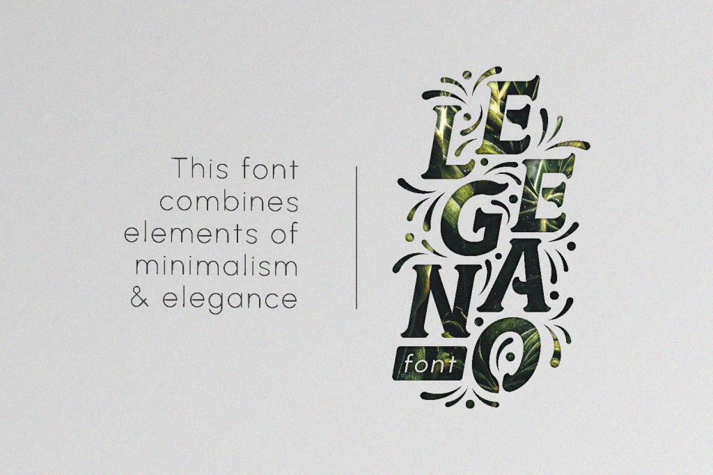 Elegano Display Typeface illustration 3