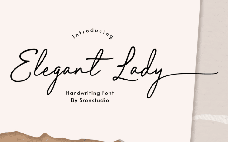 Elegant Lady Font · 1001 Fonts