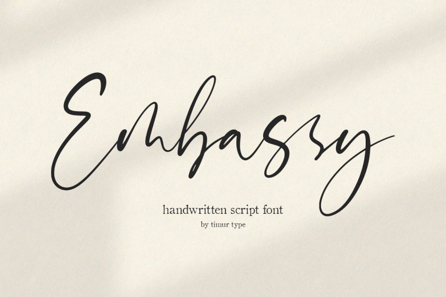 Embassy Font · 1001 Fonts