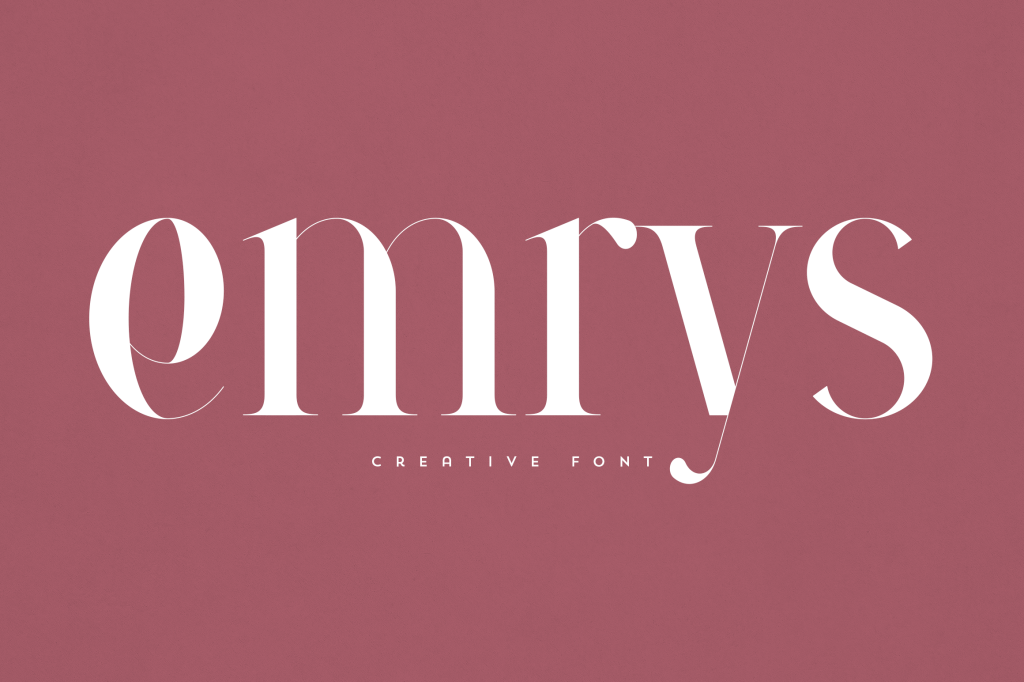 Emrys Font · 1001 Fonts