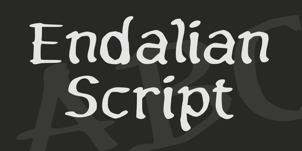 Endalian Script illustration 1