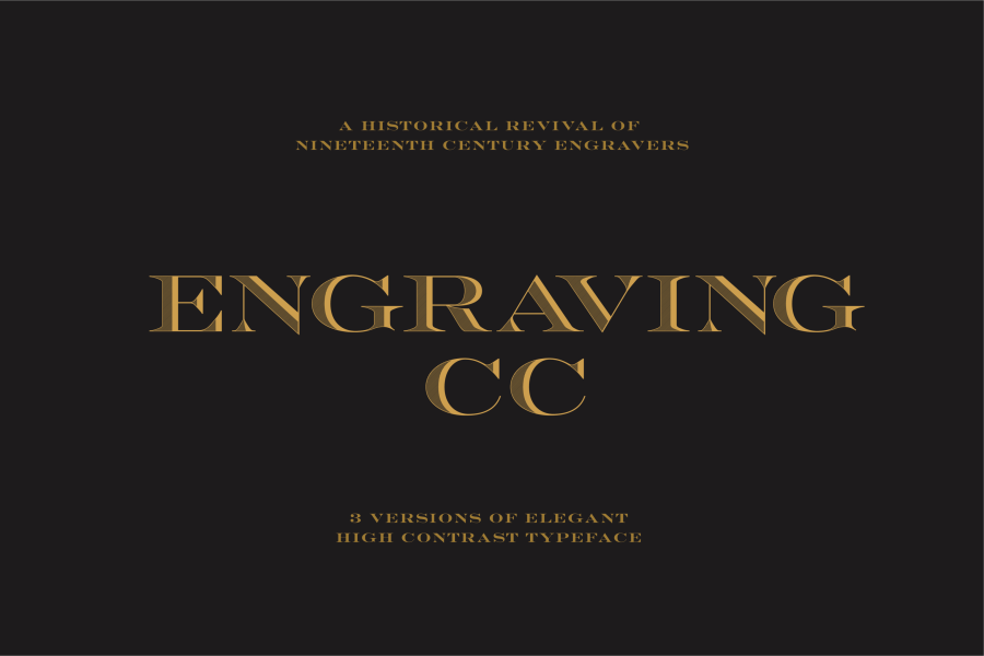 Engraving CC Font Family · 1001 Fonts