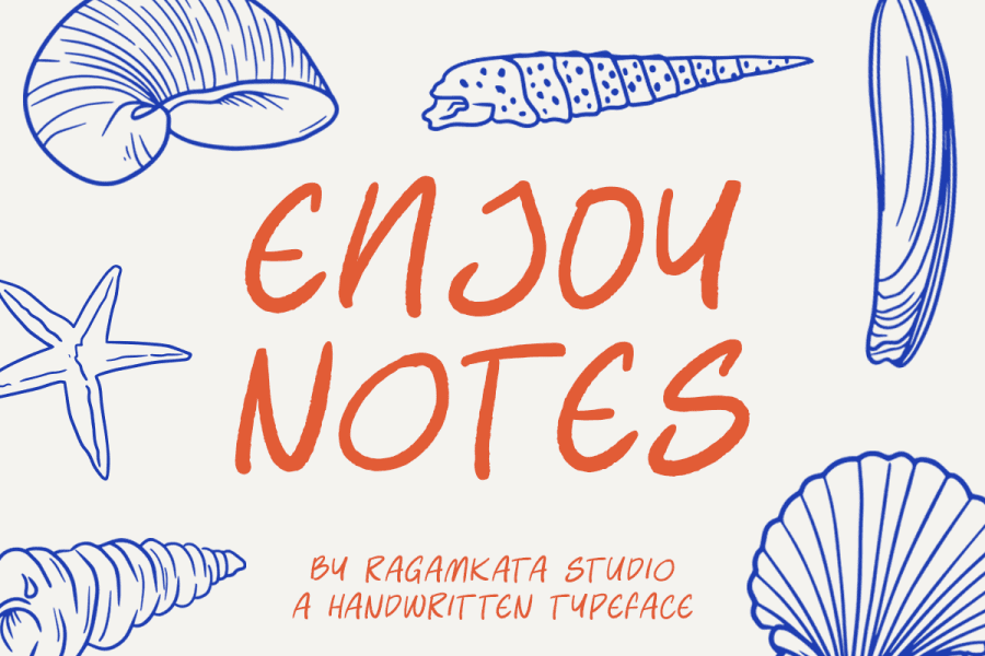 Enjoy Notes Font · 1001 Fonts