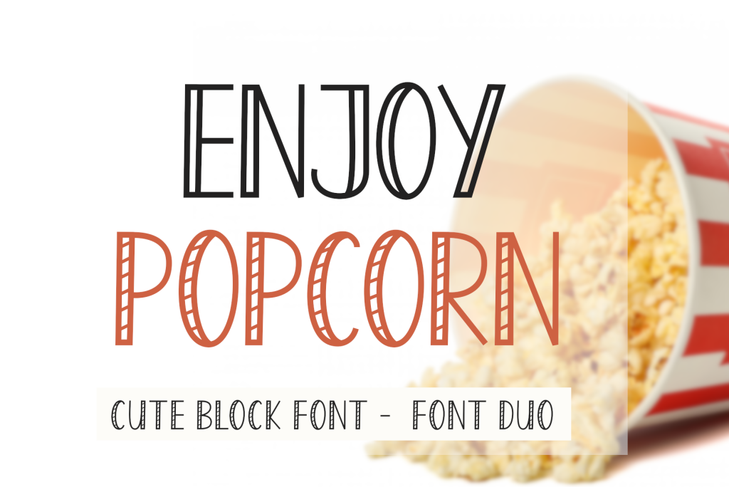Enjoy Popcorn illustration 2