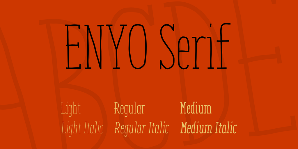 ENYO Serif illustration 4