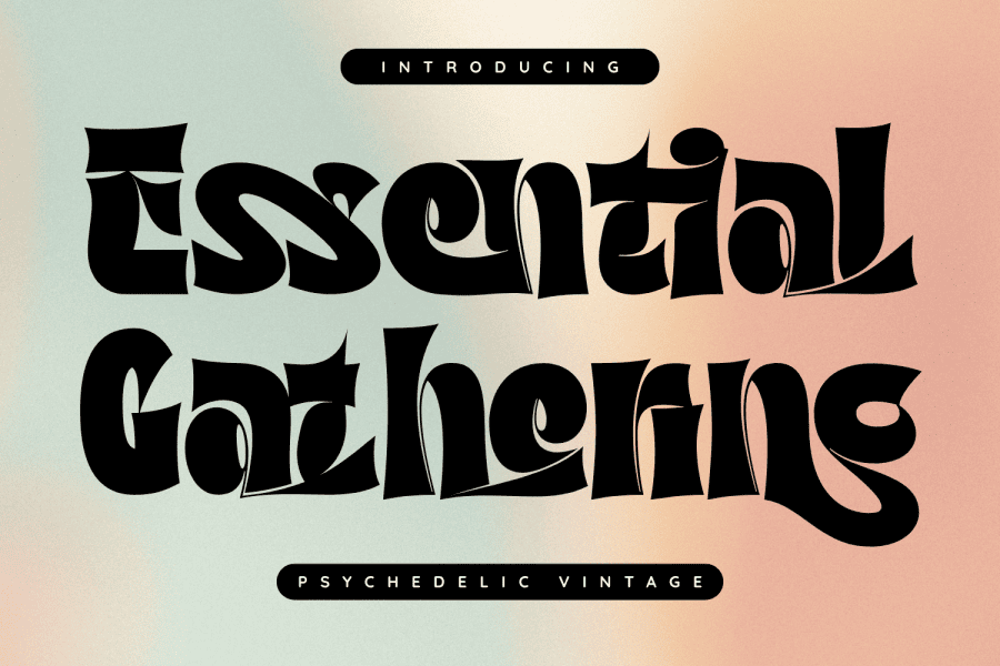 Essential Gathering Demo Font · 1001 Fonts