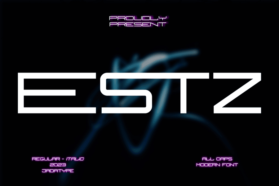 Estz Font · 1001 Fonts