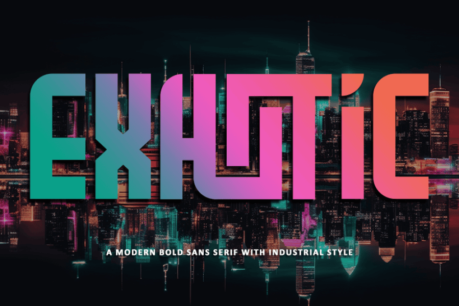 2 Free Exhotic Fonts · 1001 Fonts