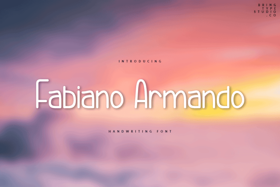 Fabiano Armando Font Family · 1001 Fonts