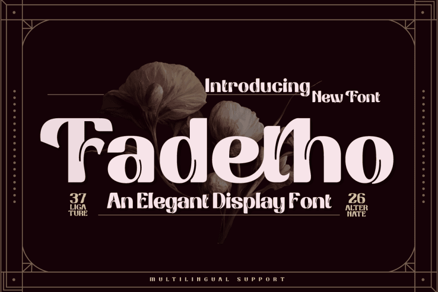 Fadethotrial Font · 1001 Fonts