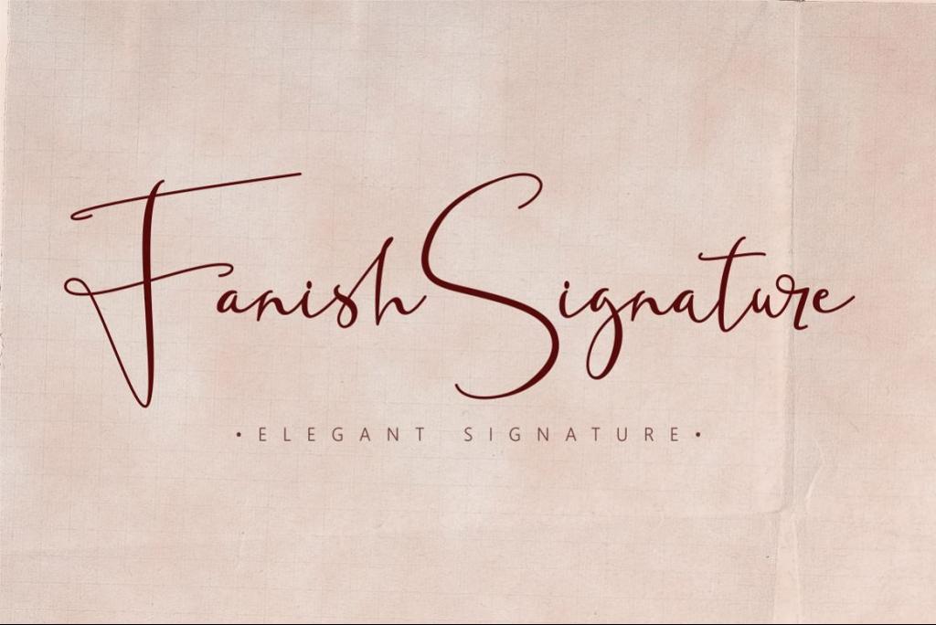 Fanish Signature illustration 2