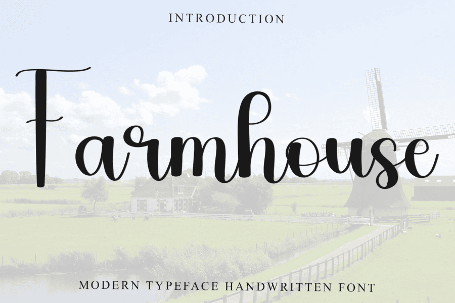 Farmhouse Design Font · 1001 Fonts