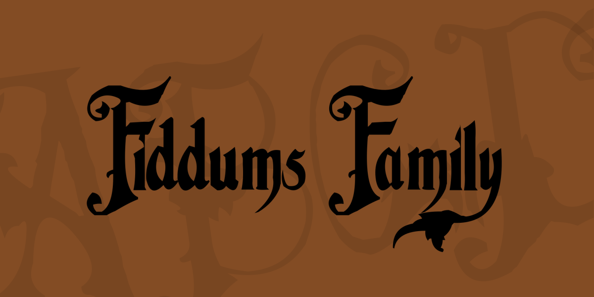 Addams Family Font -  Denmark